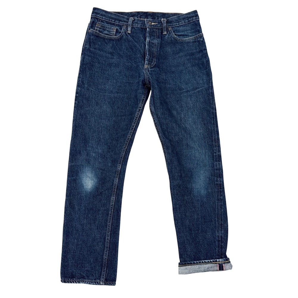 3Sixteen Jeans Mens Size 30 x 28 Japanese Selvedge Narrow Taper Indigo NT-100X